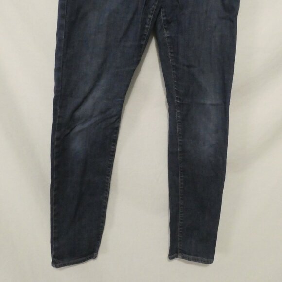 LUCKY BRAND - Mid Rise - Skinny - Ava | size 4/27 | Distressed Blue Denim Jeans - Picture 7 of 16